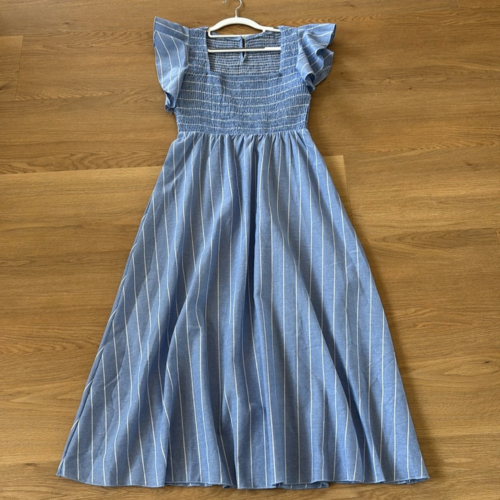 Blue Midi Dress